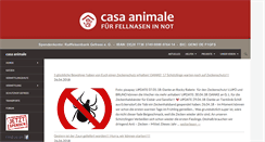 Desktop Screenshot of casa-animale.de